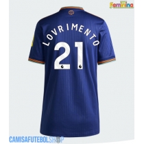 Camisa de time de futebol Newcastle United Tino Livramento #21 Replicas 3º Equipamento Feminina 2025-26 Manga Curta